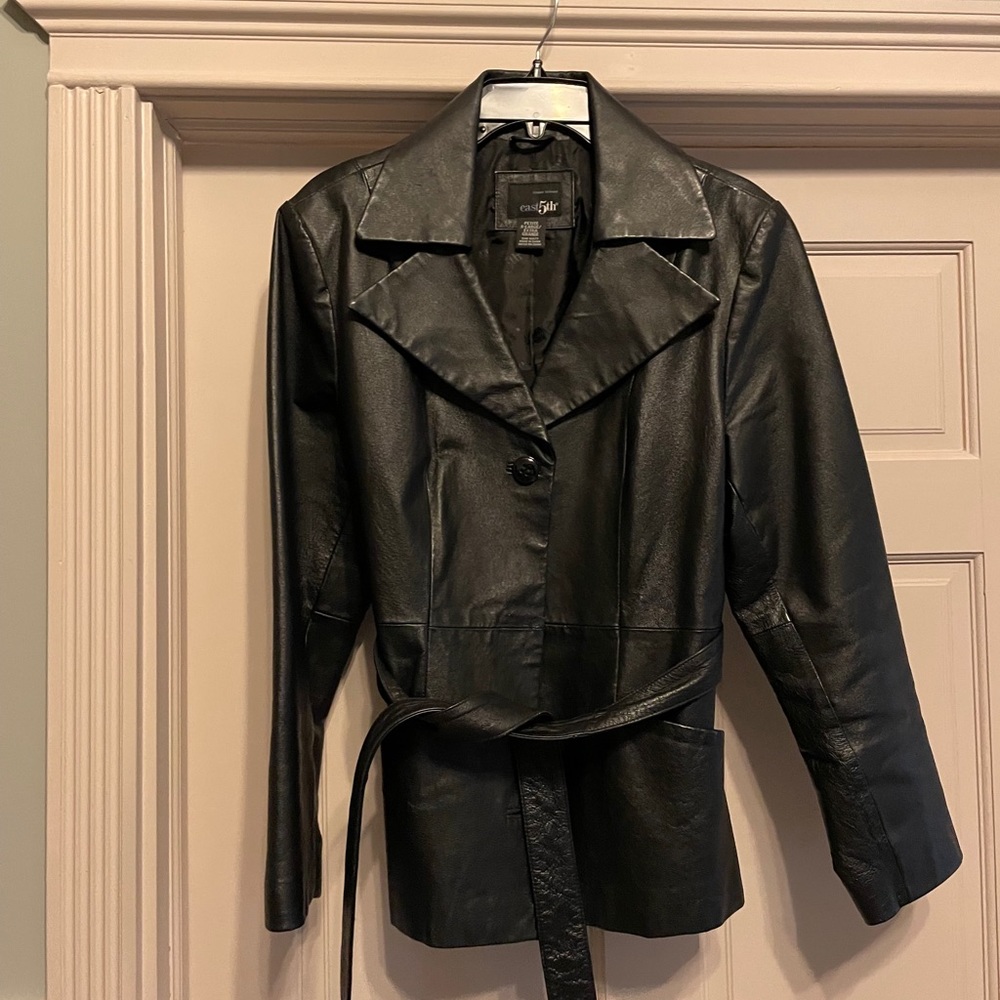 Classic leather jacket